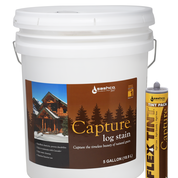 Capture Flex Tint Stain for log homes