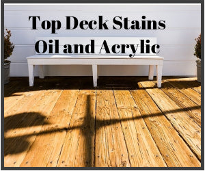 Top Deck Stains Oil and Acrylic. What's the difference?