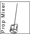 Prop Mixer And  Stainless Steel Mixing Paddle